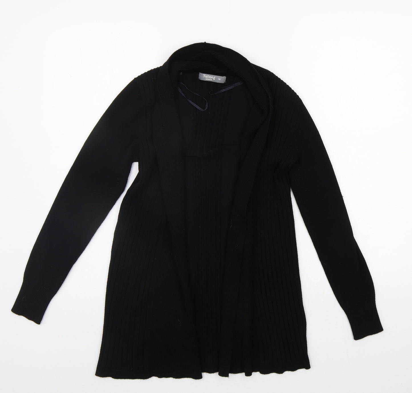 Nutmeg Womens Black   Cardigan Jumper Size 10