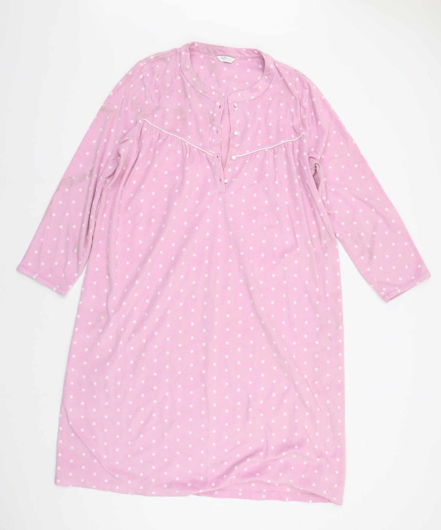 Marks and Spencer Womens Pink Solid  Top Gown Size 16