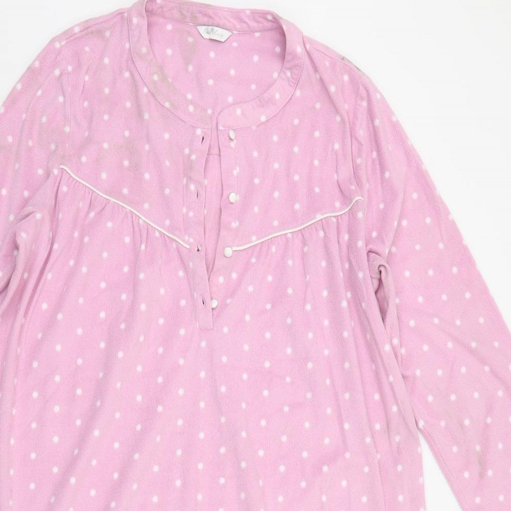 Marks and Spencer Womens Pink Solid  Top Gown Size 16