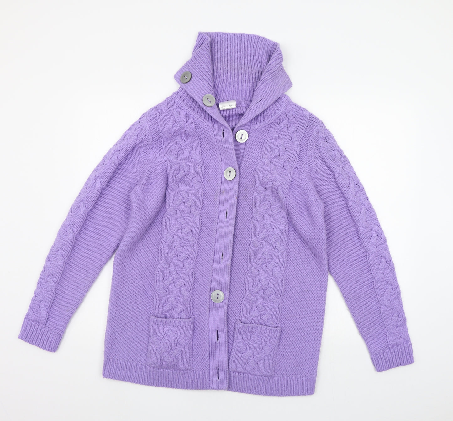 BEING CASUAL Womens Purple   Cardigan Jumper Size 12