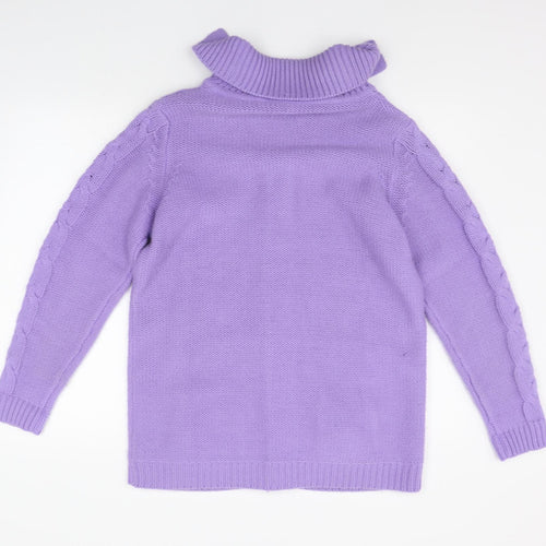 BEING CASUAL Womens Purple   Cardigan Jumper Size 12