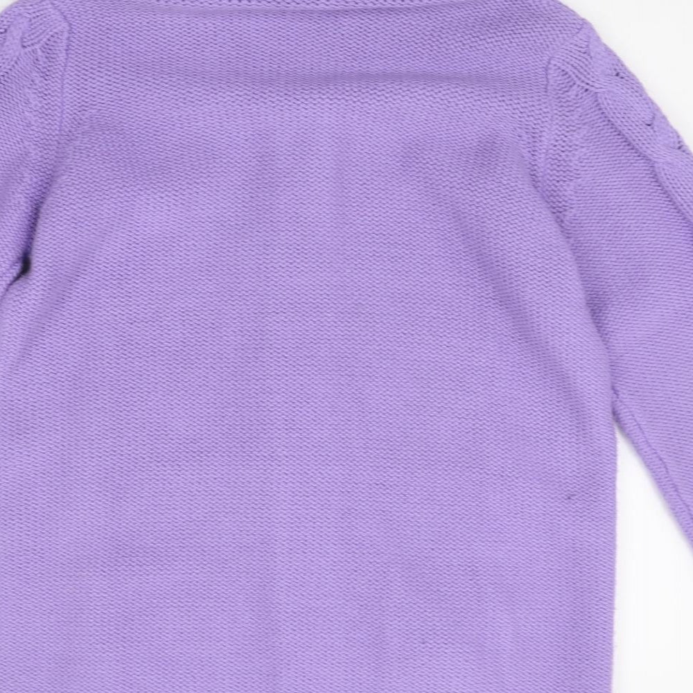 BEING CASUAL Womens Purple   Cardigan Jumper Size 12
