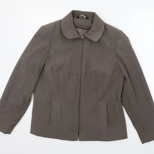 Classic Womens Grey   Jacket Blazer Size 14