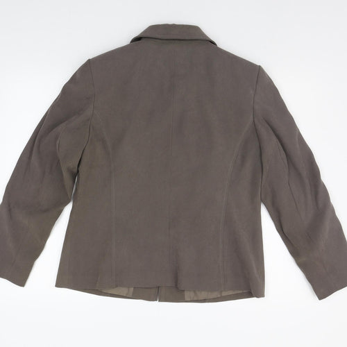 Classic Womens Grey   Jacket Blazer Size 14