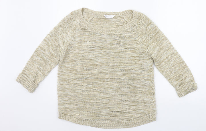 BHS Womens Beige Pullover Jumper Size 14