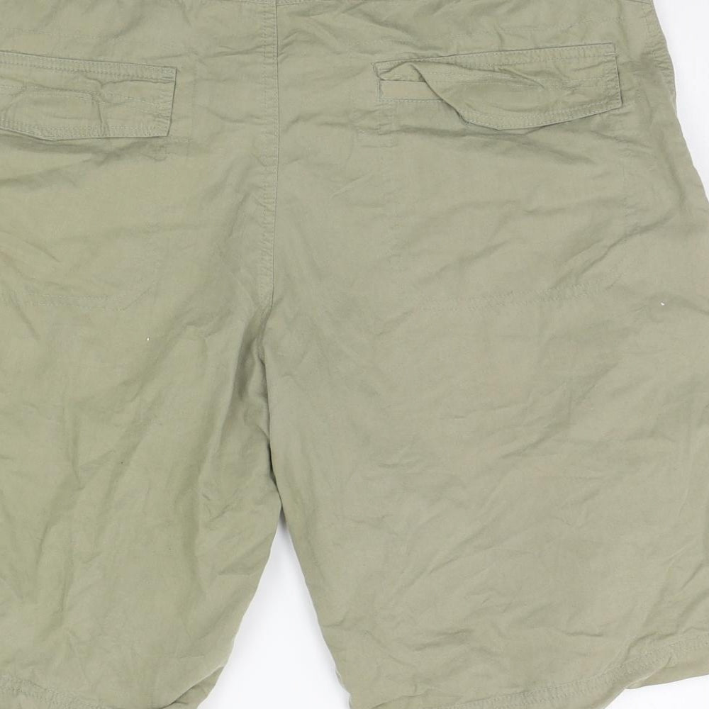 TU Mens Green   Chino Shorts Size 34 in