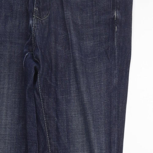 GAS Womens Blue   Straight Jeans Size 38 in L31 in