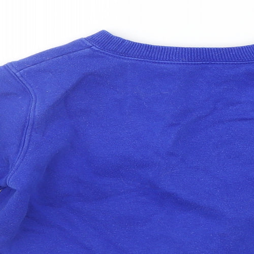 School Life Boys Blue   Pullover Hoodie Size 4 Years