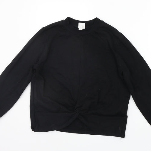 H&M Womens Black   Pullover Jumper Size S
