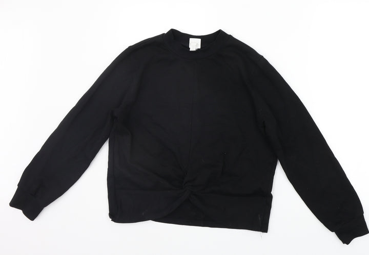 H&M Womens Black Pullover Jumper Size S