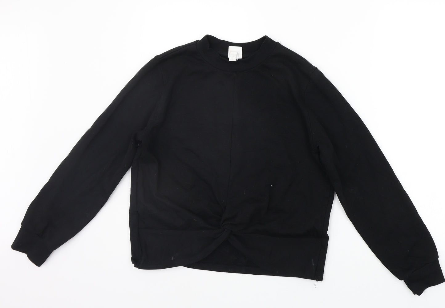 H&M Womens Black   Pullover Jumper Size S