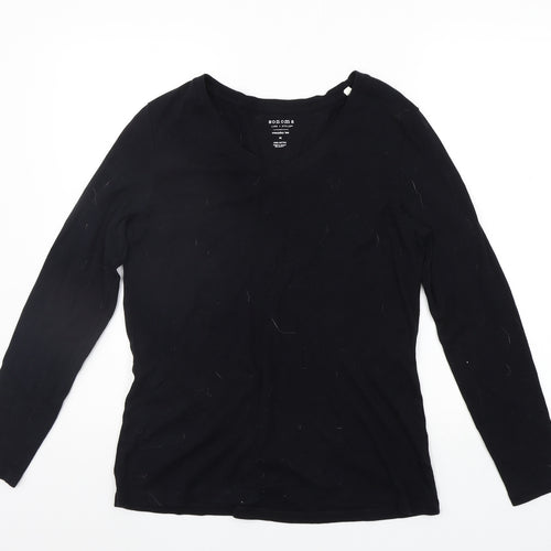 Sonoma Womens Black   Basic T-Shirt Size M