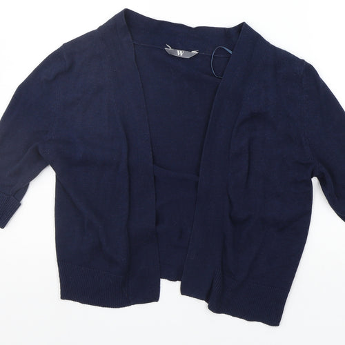 BHS Womens Blue   Cardigan Jumper Size 10