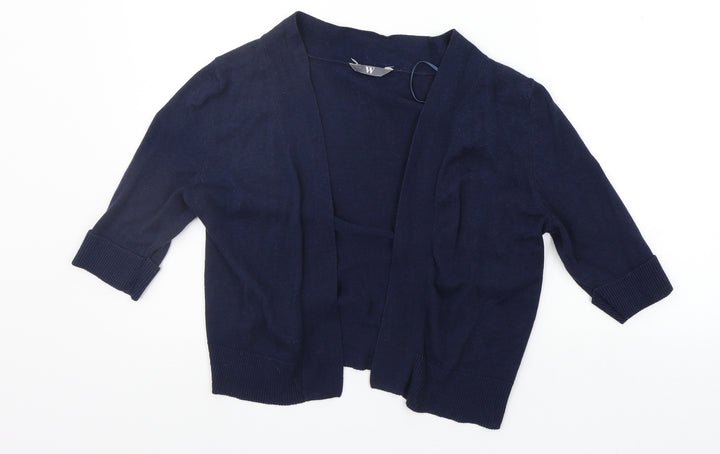 BHS Womens Blue   Cardigan Jumper Size 10
