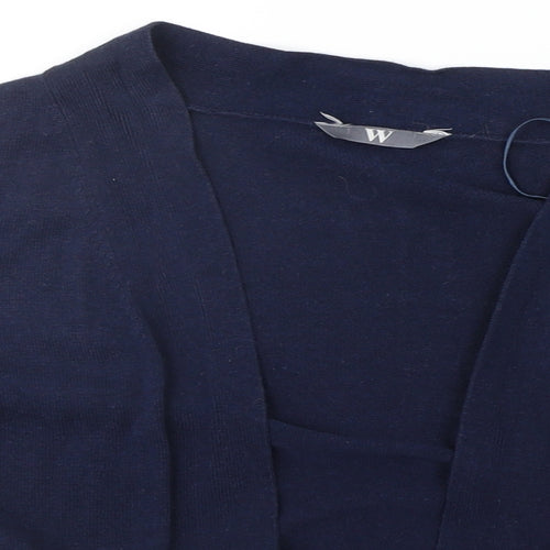 BHS Womens Blue   Cardigan Jumper Size 10