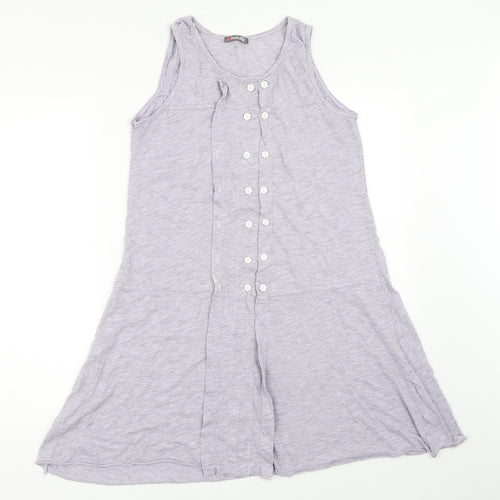 Double Agent Womens Purple   Tank Dress  Size S