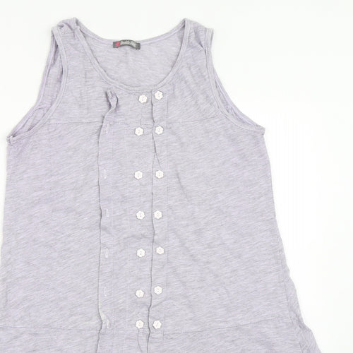 Double Agent Womens Purple   Tank Dress  Size S