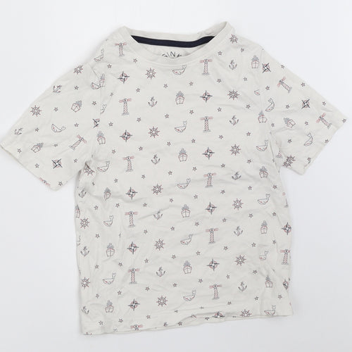 TU Boys White   Basic T-Shirt Size 5 Years