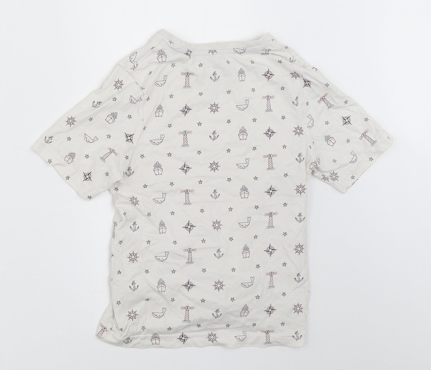 TU Boys White   Basic T-Shirt Size 5 Years