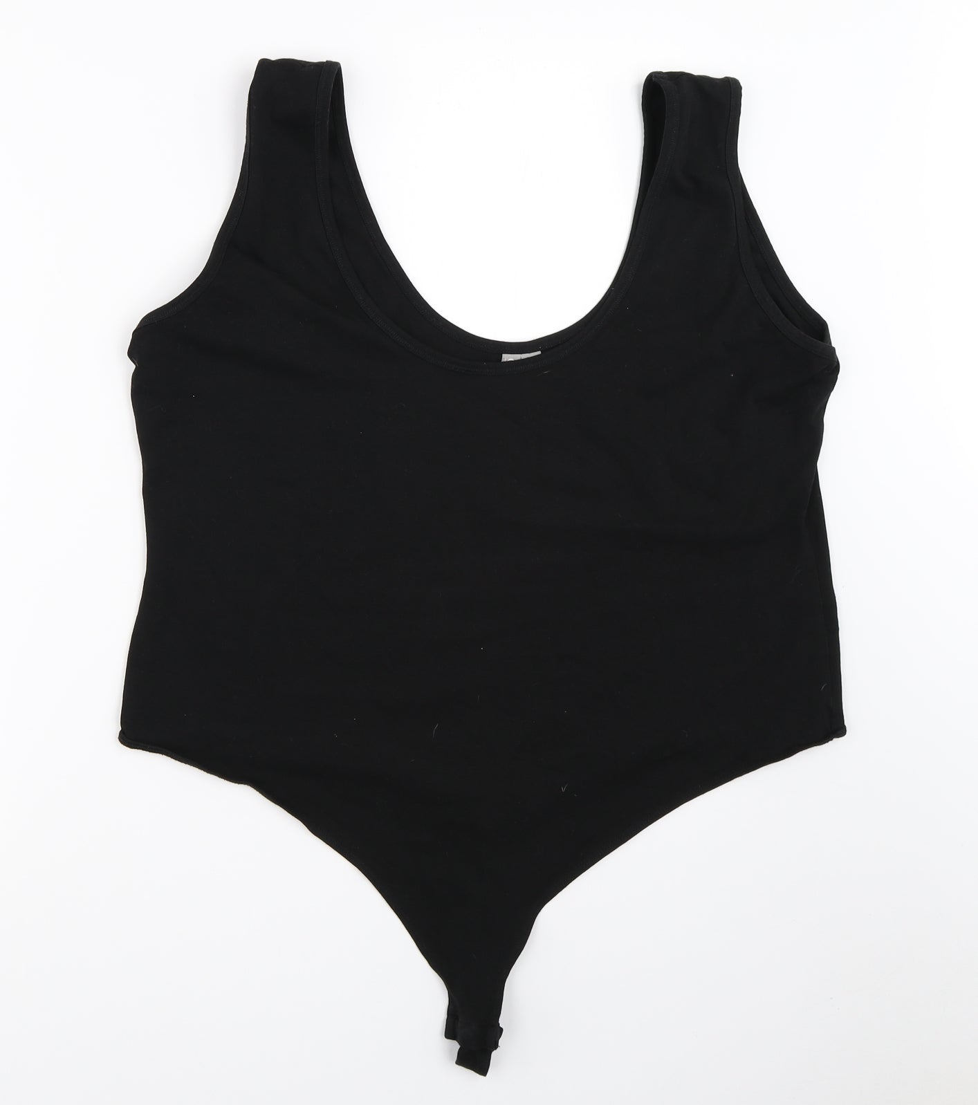 ASOS Womens Black   Basic Tank Size 22  - bodysuit
