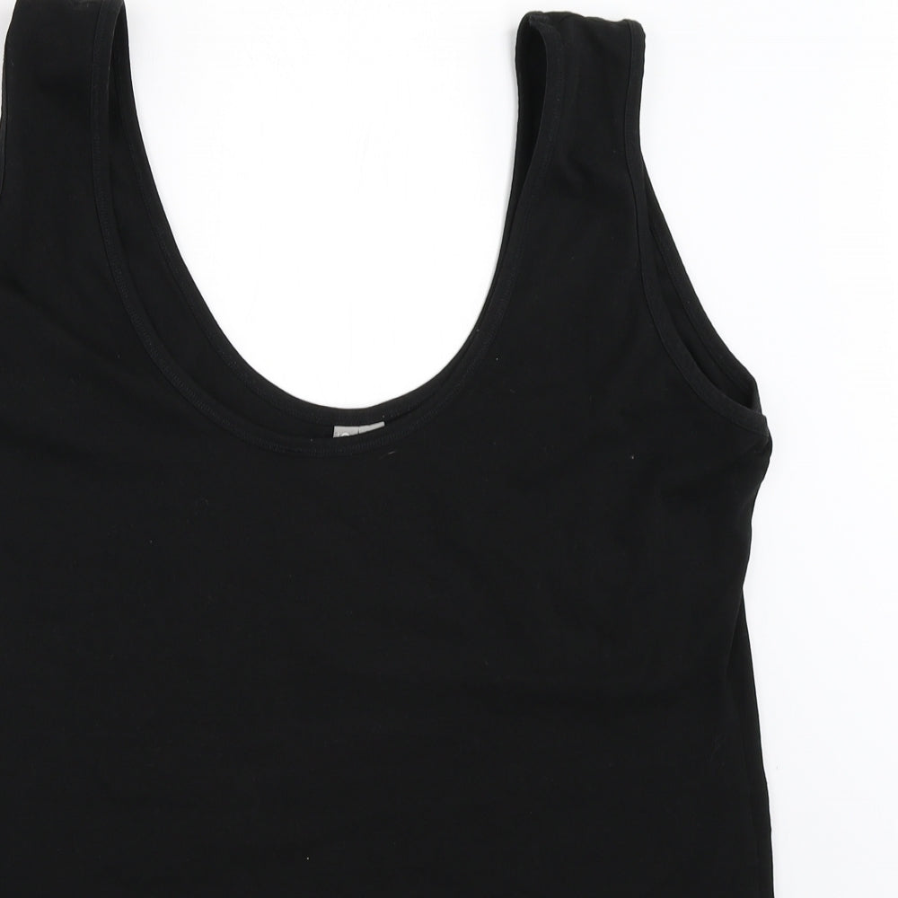 ASOS Womens Black   Basic Tank Size 22  - bodysuit