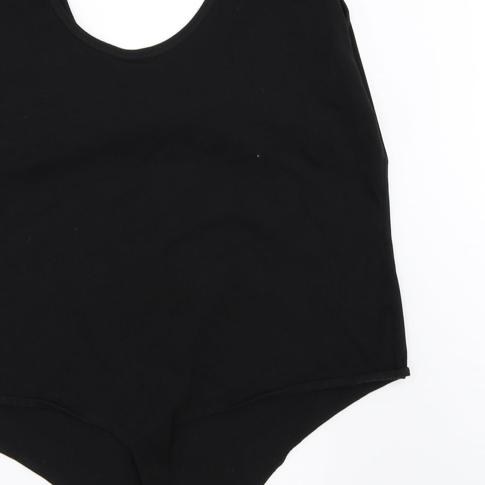 ASOS Womens Black   Basic Tank Size 22  - bodysuit