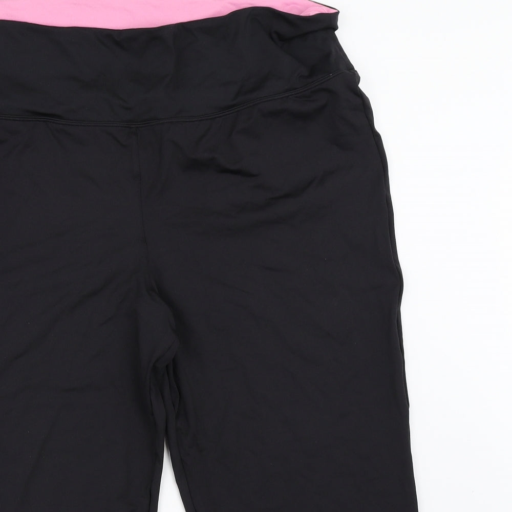 George Womens Black   Cropped Leggings Size 20 L18 in