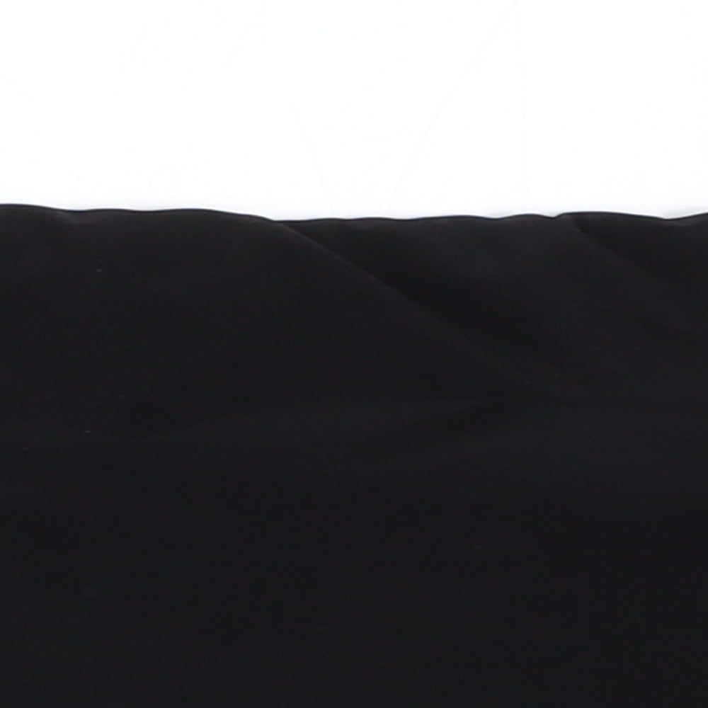 PRETTYLITTLETHING Womens Black   Cropped Blouse Size 24  - Boob Tube
