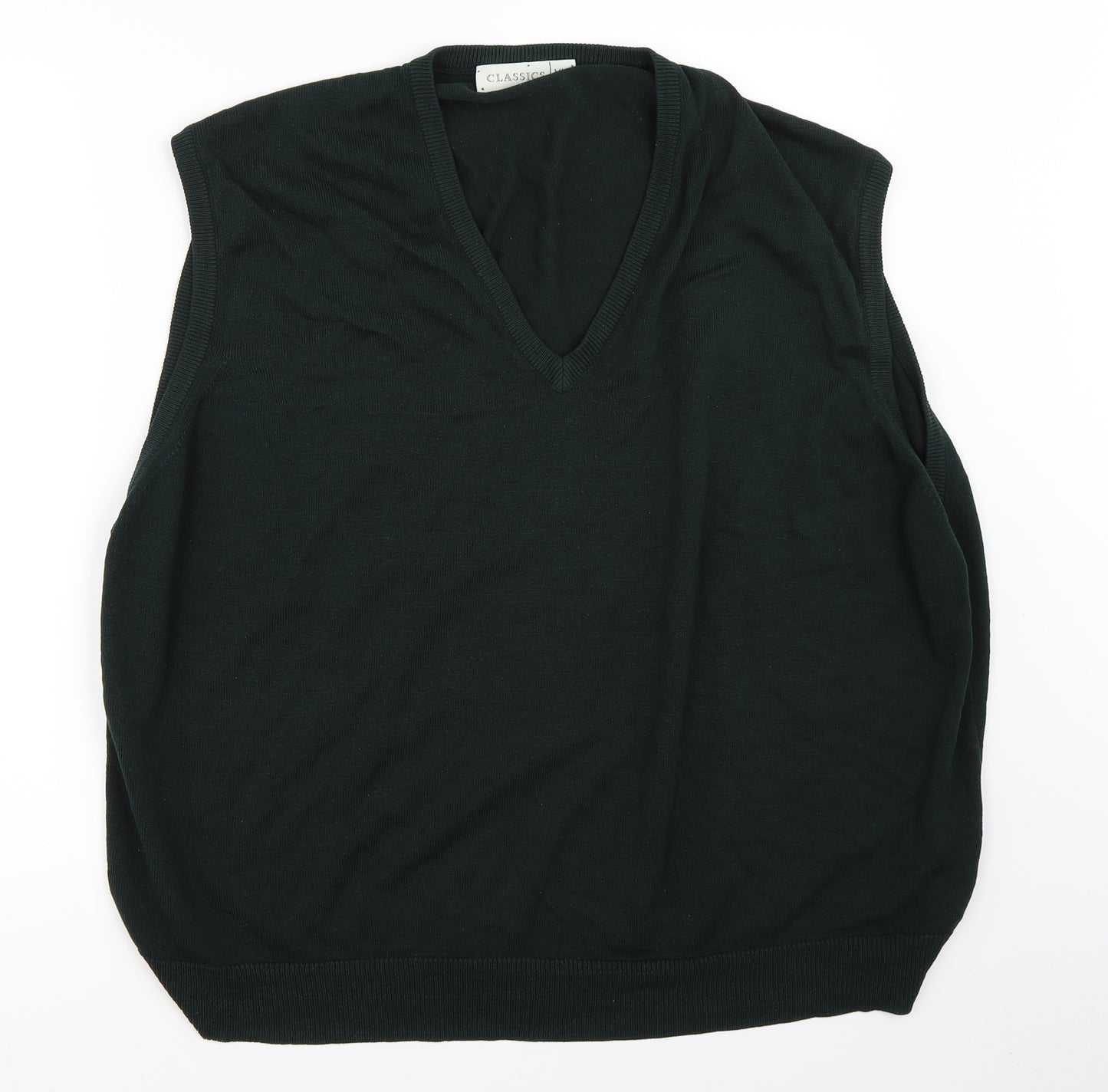 Classics Mens Green   Vest Jumper Size XL