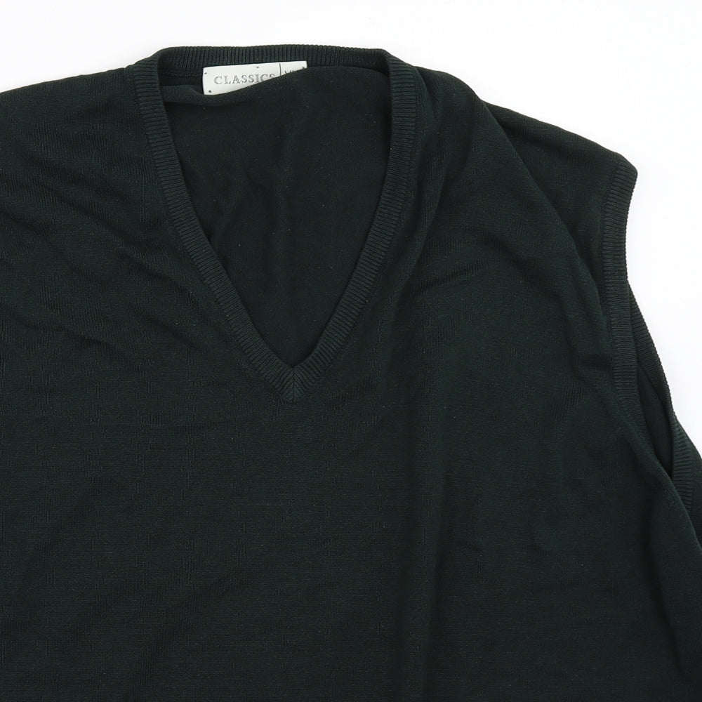 Classics Mens Green   Vest Jumper Size XL