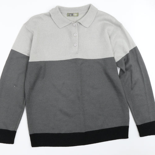 Andre De Brett Womens Grey   Pullover Jumper Size 12