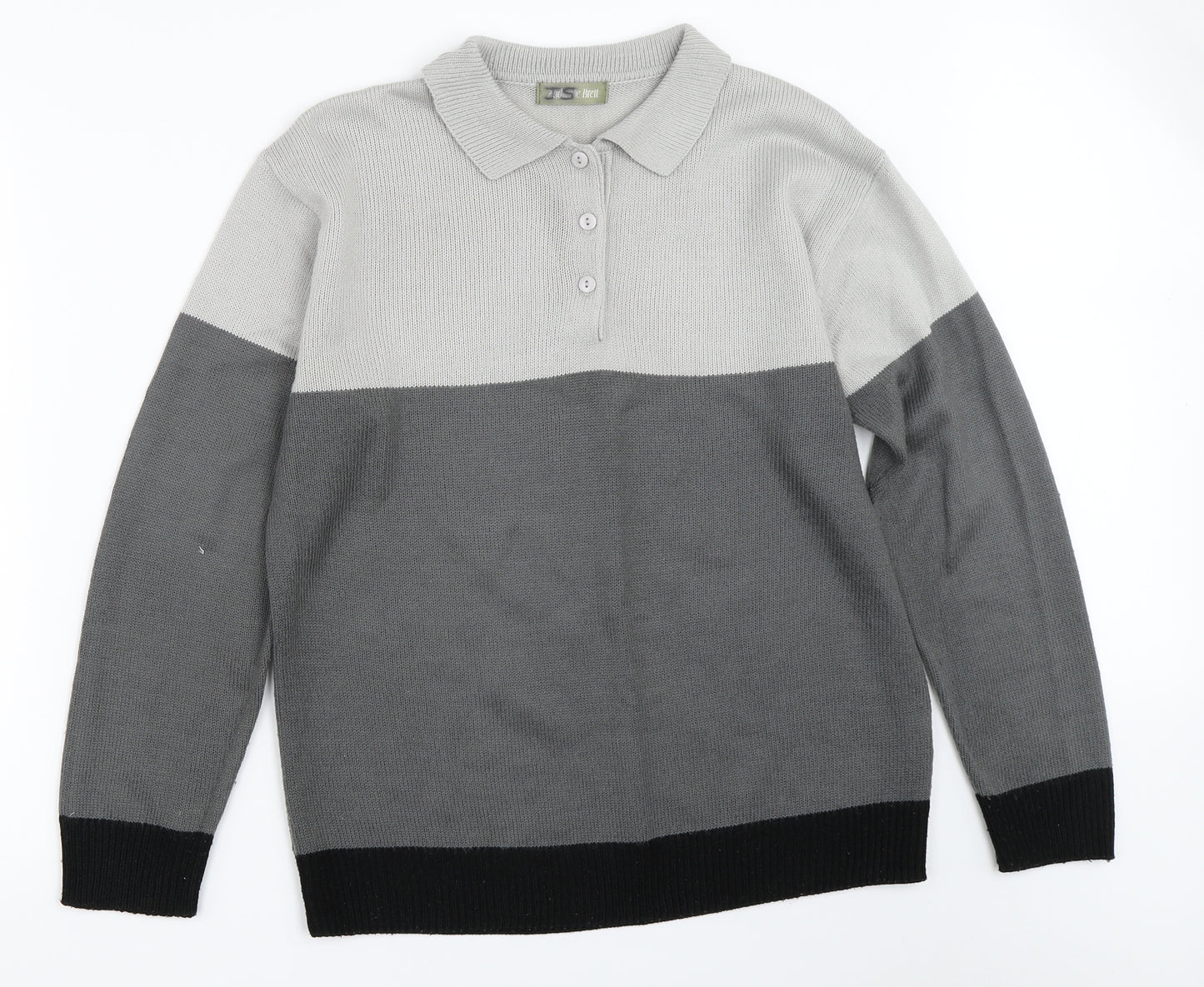 Andre De Brett Womens Grey   Pullover Jumper Size 12