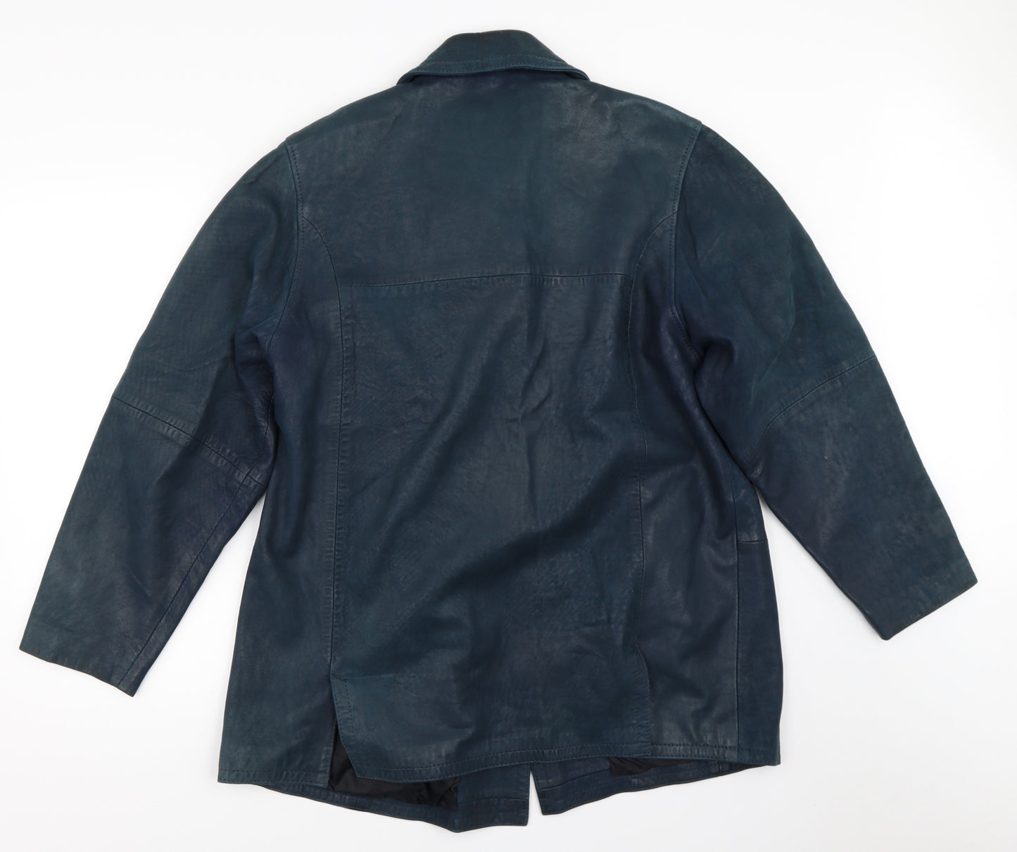 Lakeland Womens Blue   Overcoat Coat Size 14
