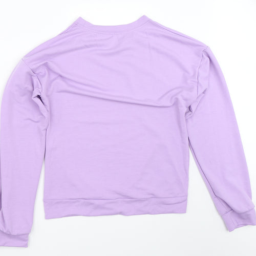 Preworn Womens Purple   Pullover Sweatshirt Size S