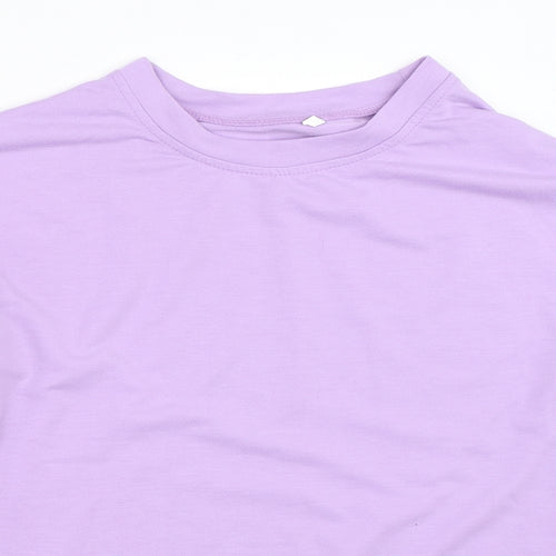 Preworn Womens Purple   Pullover Sweatshirt Size S
