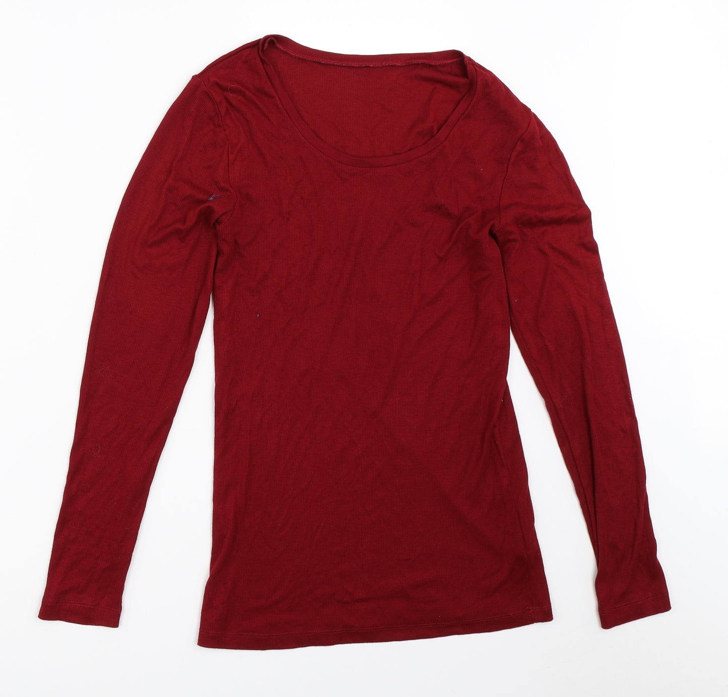 Marks and Spencer Womens Red   Basic T-Shirt Size 12