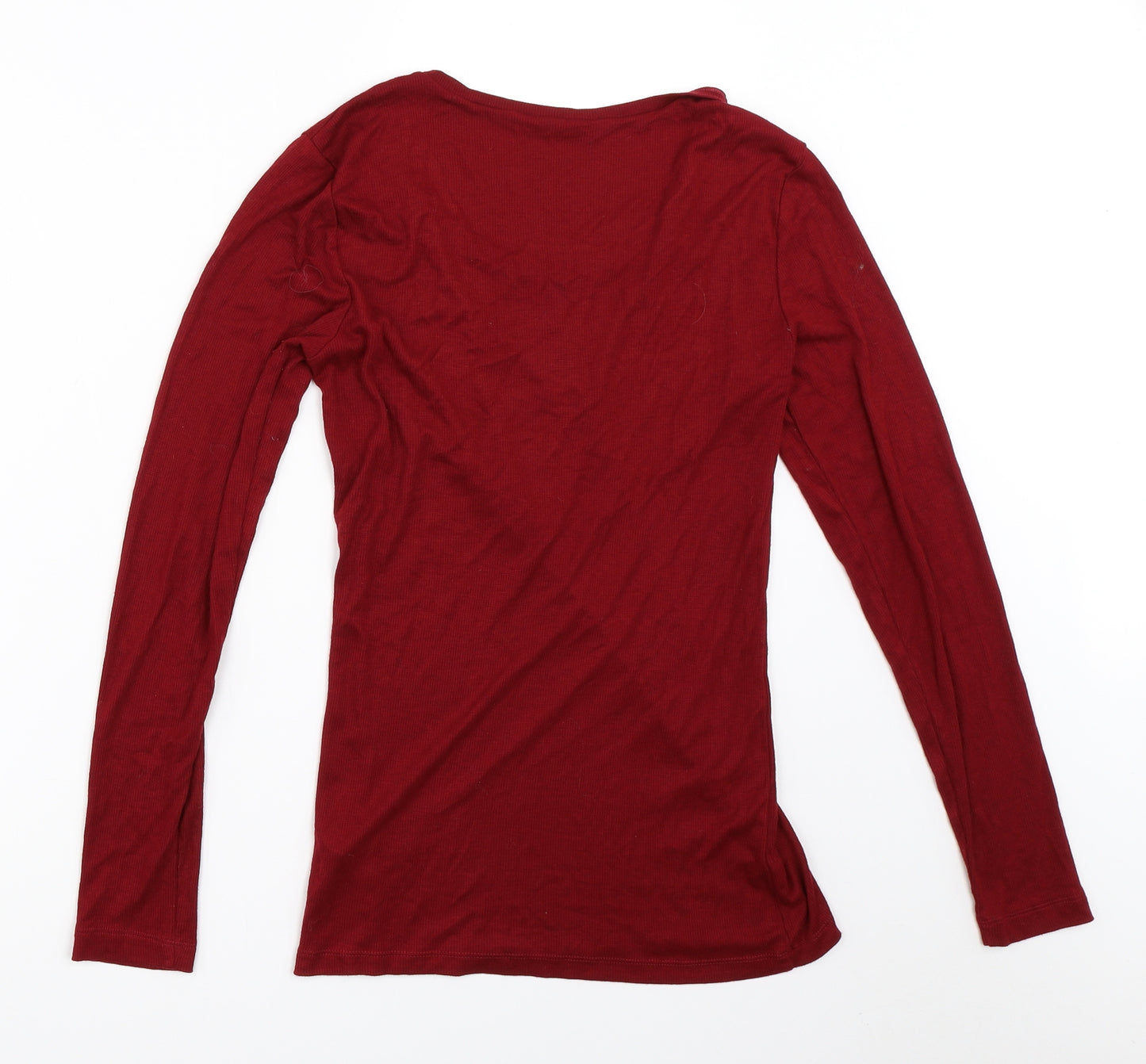 Marks and Spencer Womens Red   Basic T-Shirt Size 12