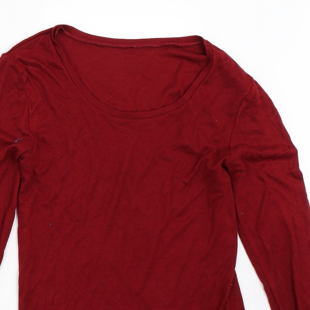 Marks and Spencer Womens Red   Basic T-Shirt Size 12