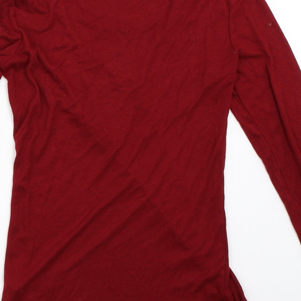 Marks and Spencer Womens Red   Basic T-Shirt Size 12