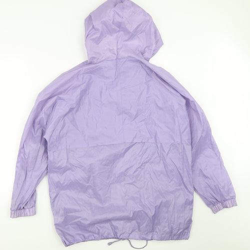 Embargo Womens Purple   Rain Coat Coat Size M