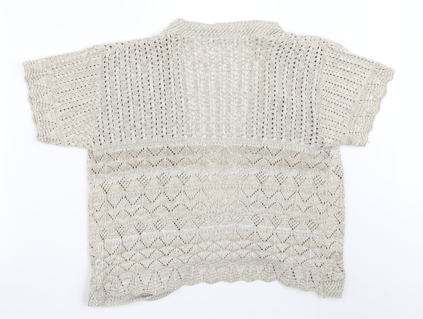 Choice Collection Womens Beige   Cardigan Jumper Size 2XL