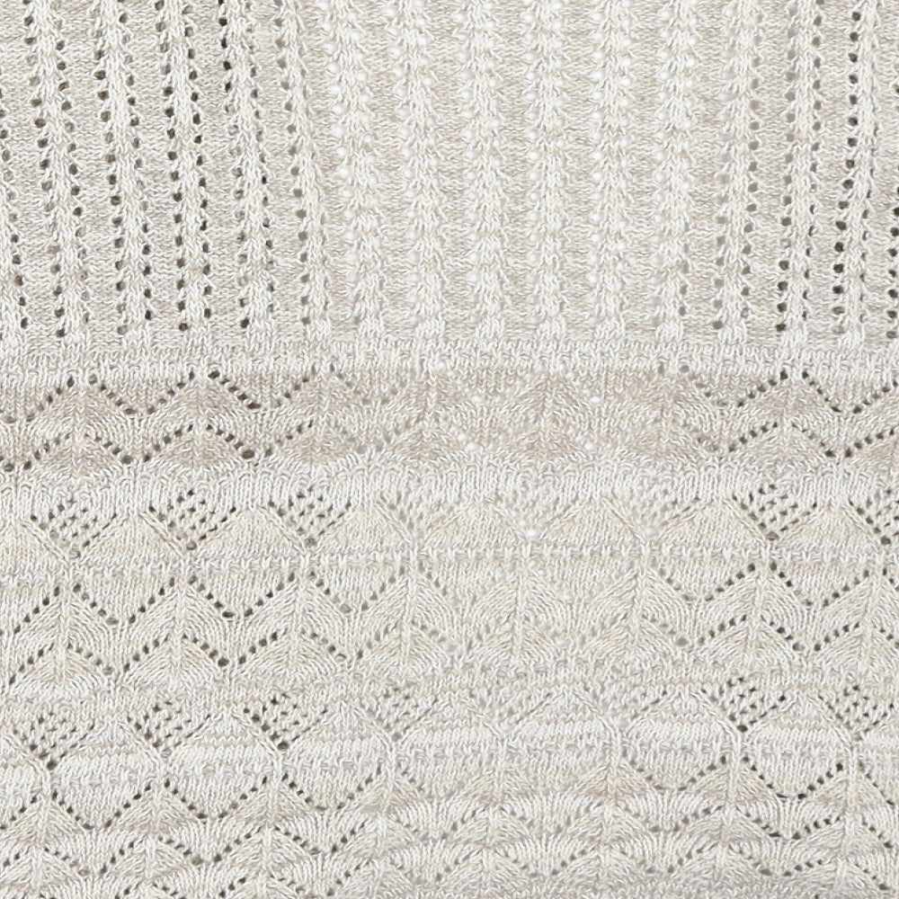 Choice Collection Womens Beige   Cardigan Jumper Size 2XL
