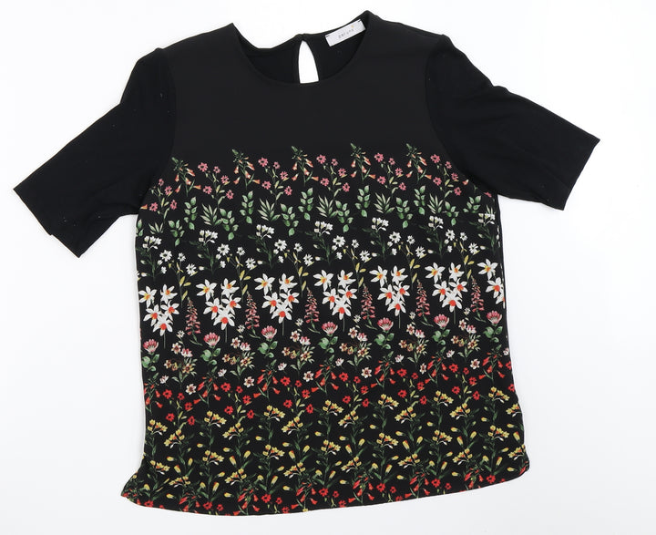 Per Una Womens Black Basic Blouse Size 12