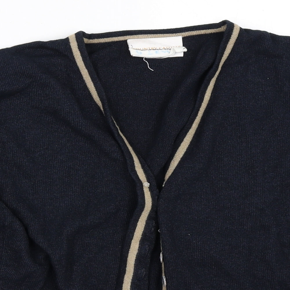 Country Casuals Womens Blue   Cardigan Jumper Size L