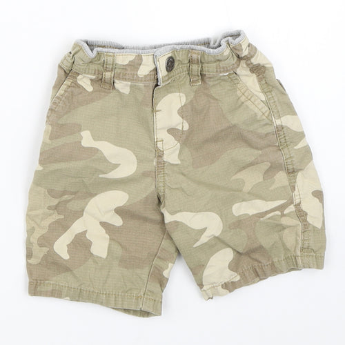 Primark Boys Green Camouflage  Cropped Trousers Size 18-24 Months