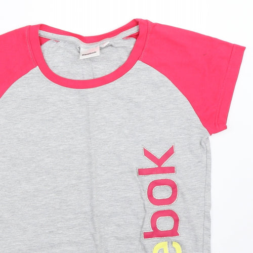 Reebok Girls Grey   Basic T-Shirt Size 14 Years