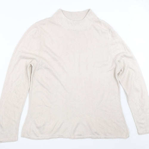 BM Womens Beige   Pullover Jumper Size L
