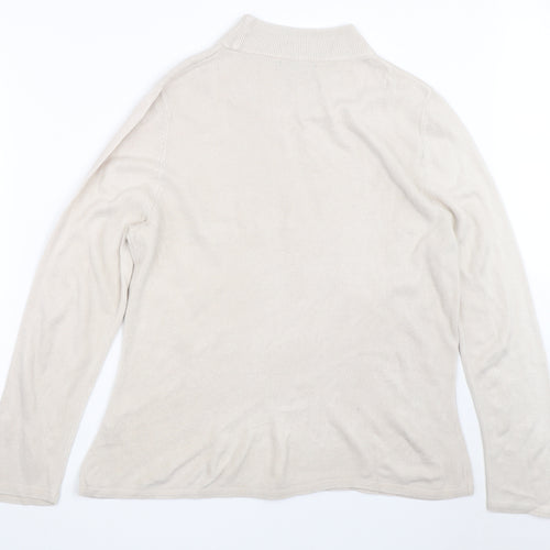BM Womens Beige   Pullover Jumper Size L