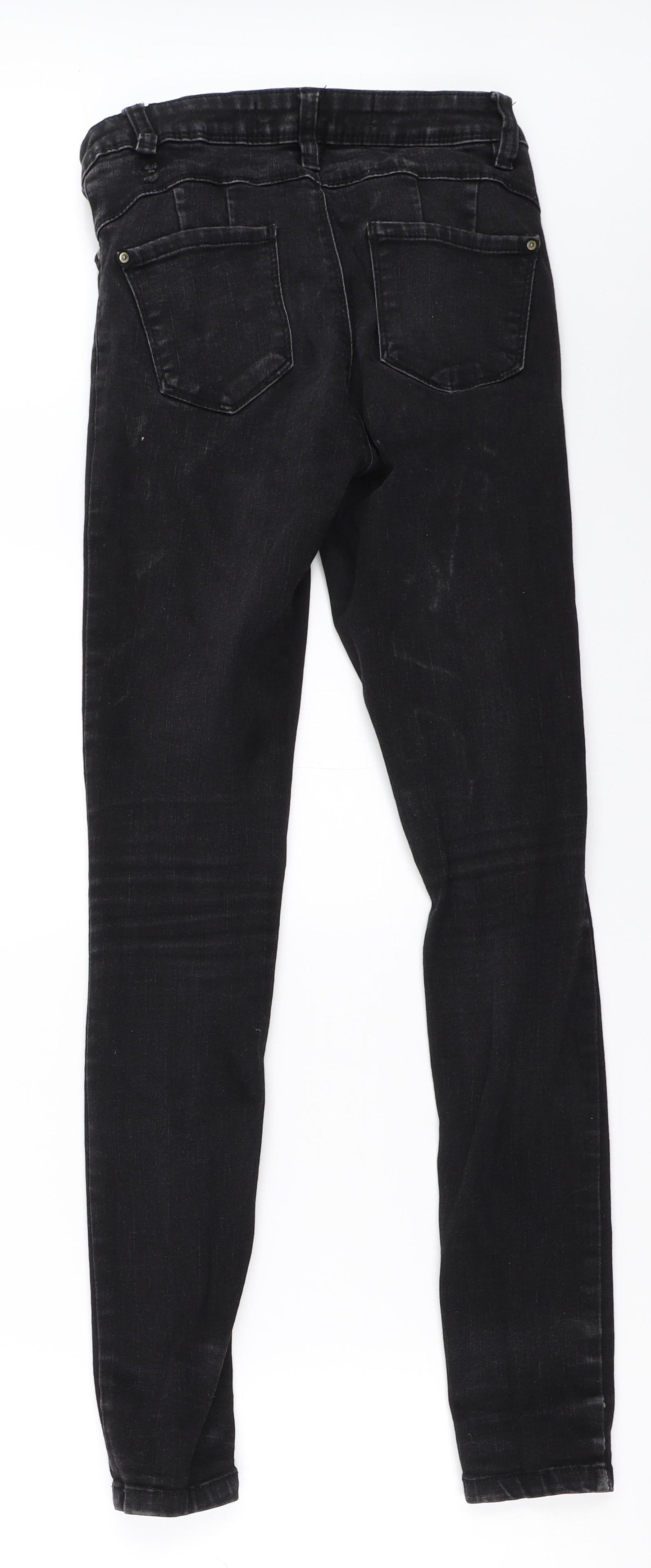 Primark Womens Black   Skinny Jeans Size 8 L28 in