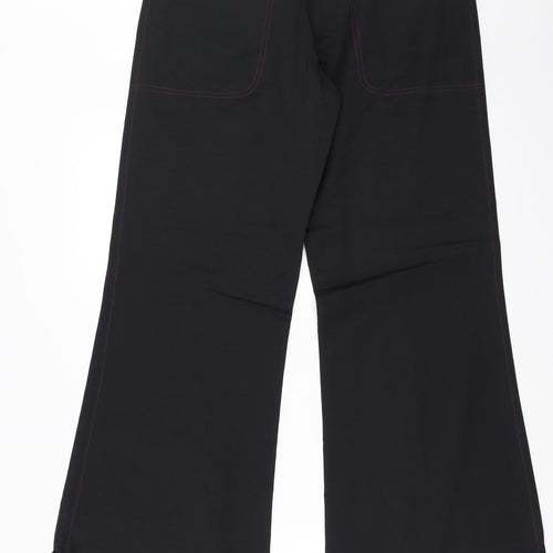 Mo Womens Black   Trousers  Size 12 L31 in